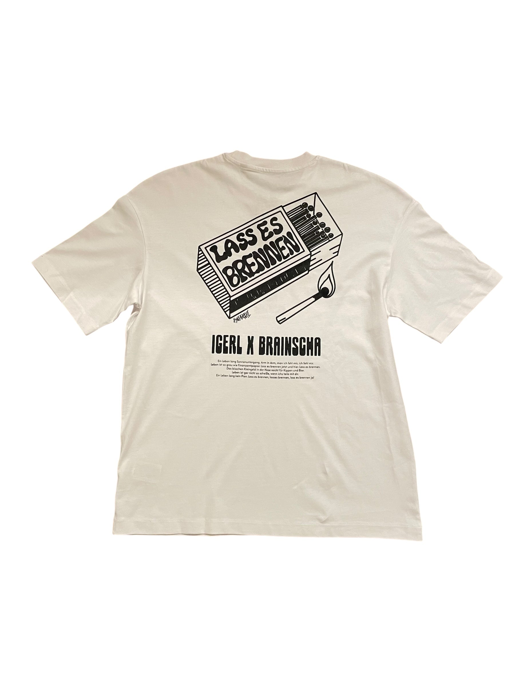 IGERL x BRAINSCHA T-Shirt white